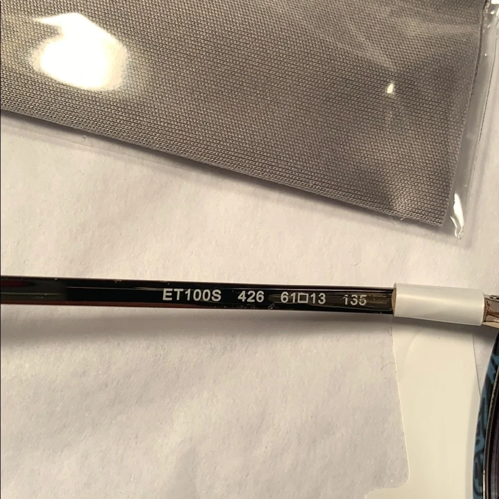 NWT ETRO wire aviator sunglasses w/lace design